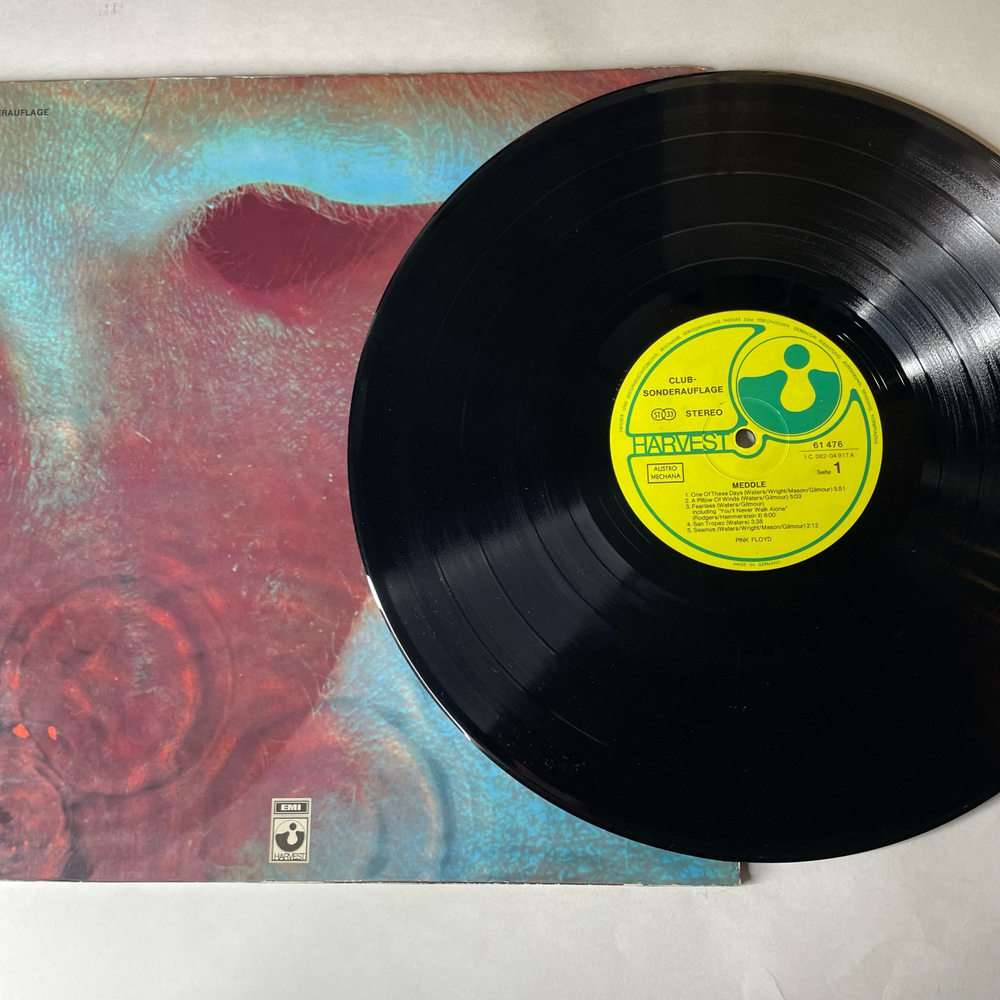 Винтажная виниловая пластинка LP Pink Floyd Meddle (Германия 1971) (Клубное Издание)