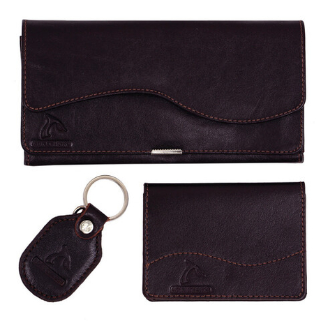 Женский подарочный набор клатч и кошелек Barez Leather натуральная кожа Иран DS68 569