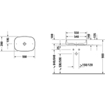 Раковина-чаша Duravit Zencha 55 2373551379 Антрацит матовый