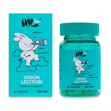 Nlka Для детей Vision Lecithin Детское зрение 60шт для защиты и здоровья глаз