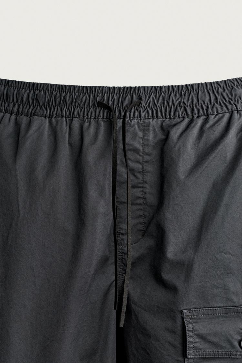 ZARA БРЮКИ КАРГО СВОБОДНОГО КРОЯ, СИНИЙ ЭЛЕКТРИК