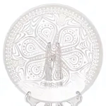 Тарелка десертная 20см «Бохо розовый 10327SLBD43