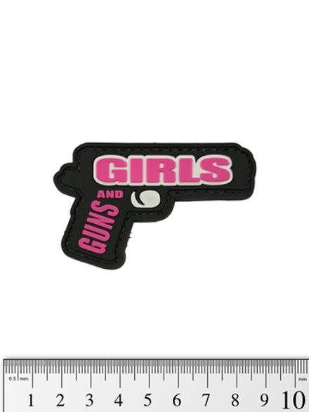 Шеврон Guns & Girls PVC