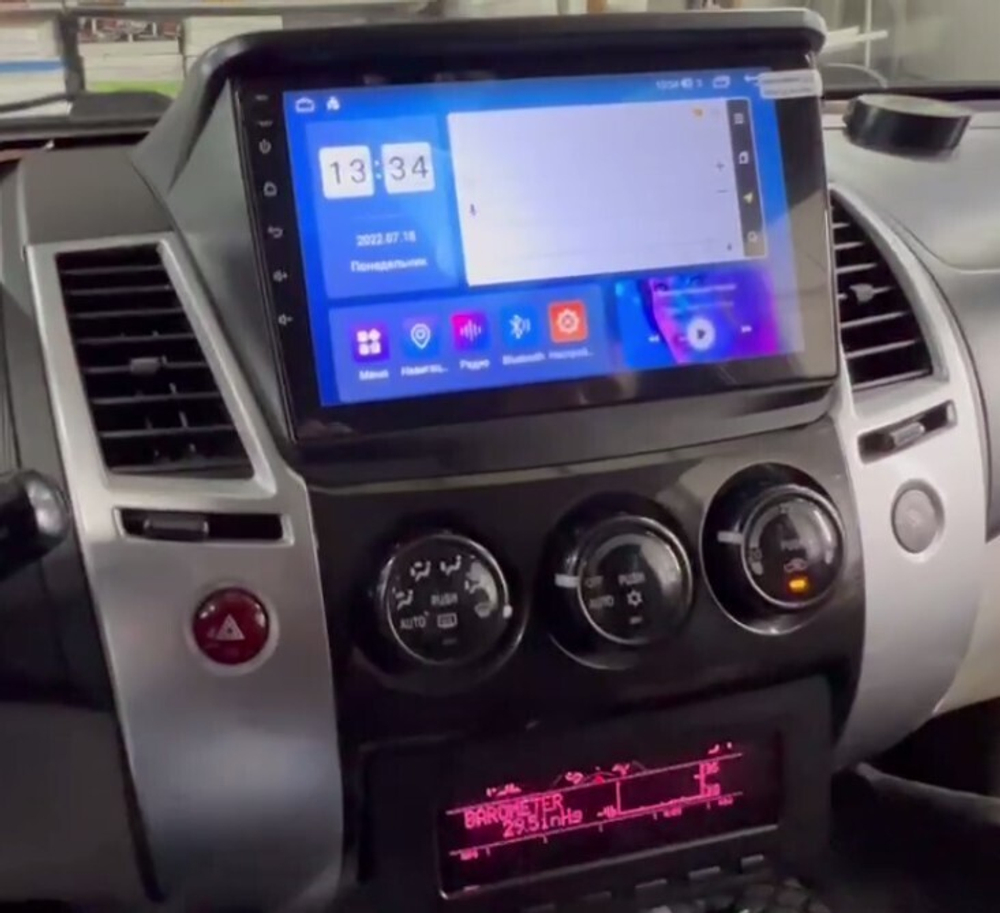 Магнитола для Mitsubishi Pajero Sport 2006-2016 - Vaycar VA47P-0094 на Android 13, 8-ядер, 4G SIM-слот