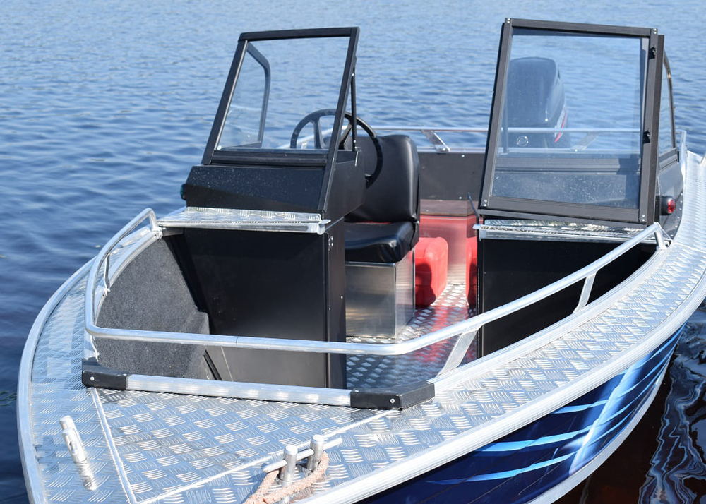 Катер-лодка алюминиевая WELLBOAT 51