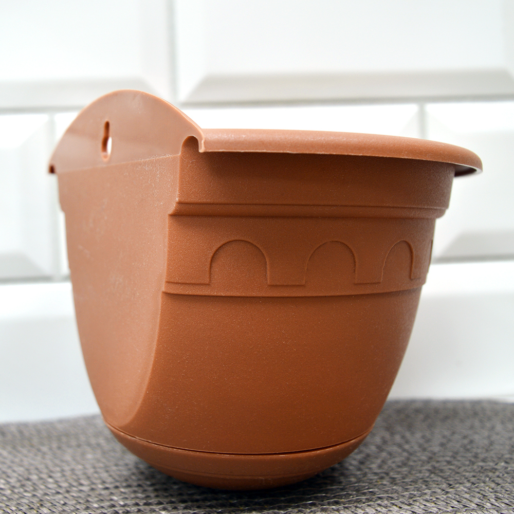 Кашпо настенное Колывань-терракот d=16 см