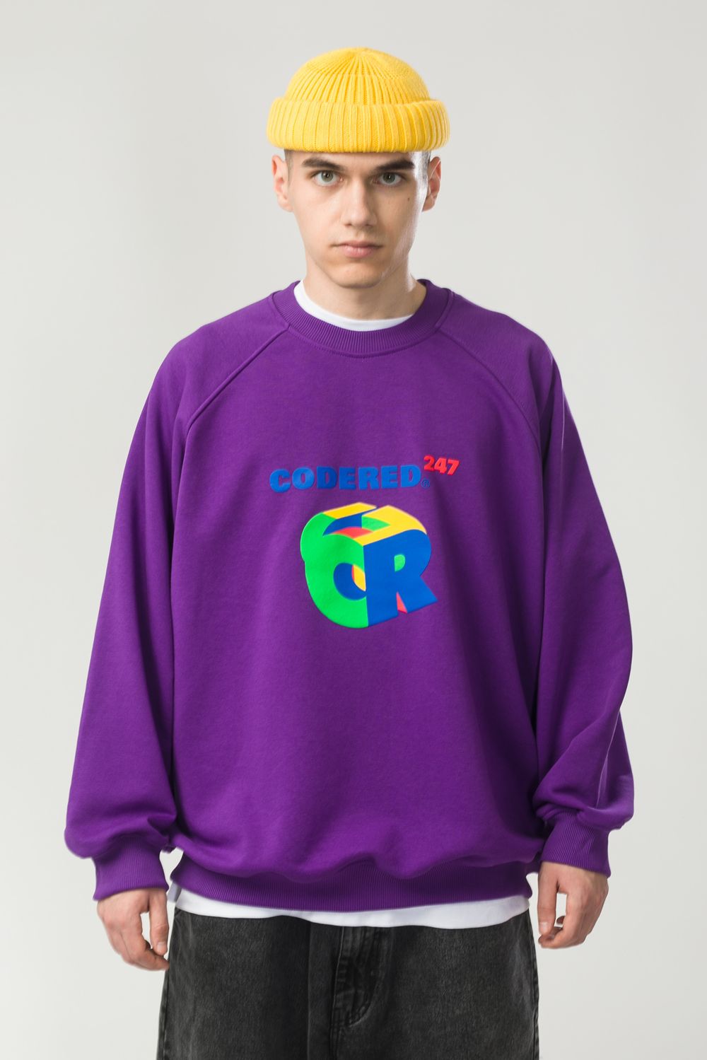 Толстовка Codered Overcrew Summer Intendo Фиолетовый Яркий
