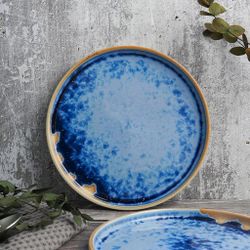 Тарелка с бортом d 21 см h1,6 см Dark Blue Panasia P.L. Proff Cuisine [1]