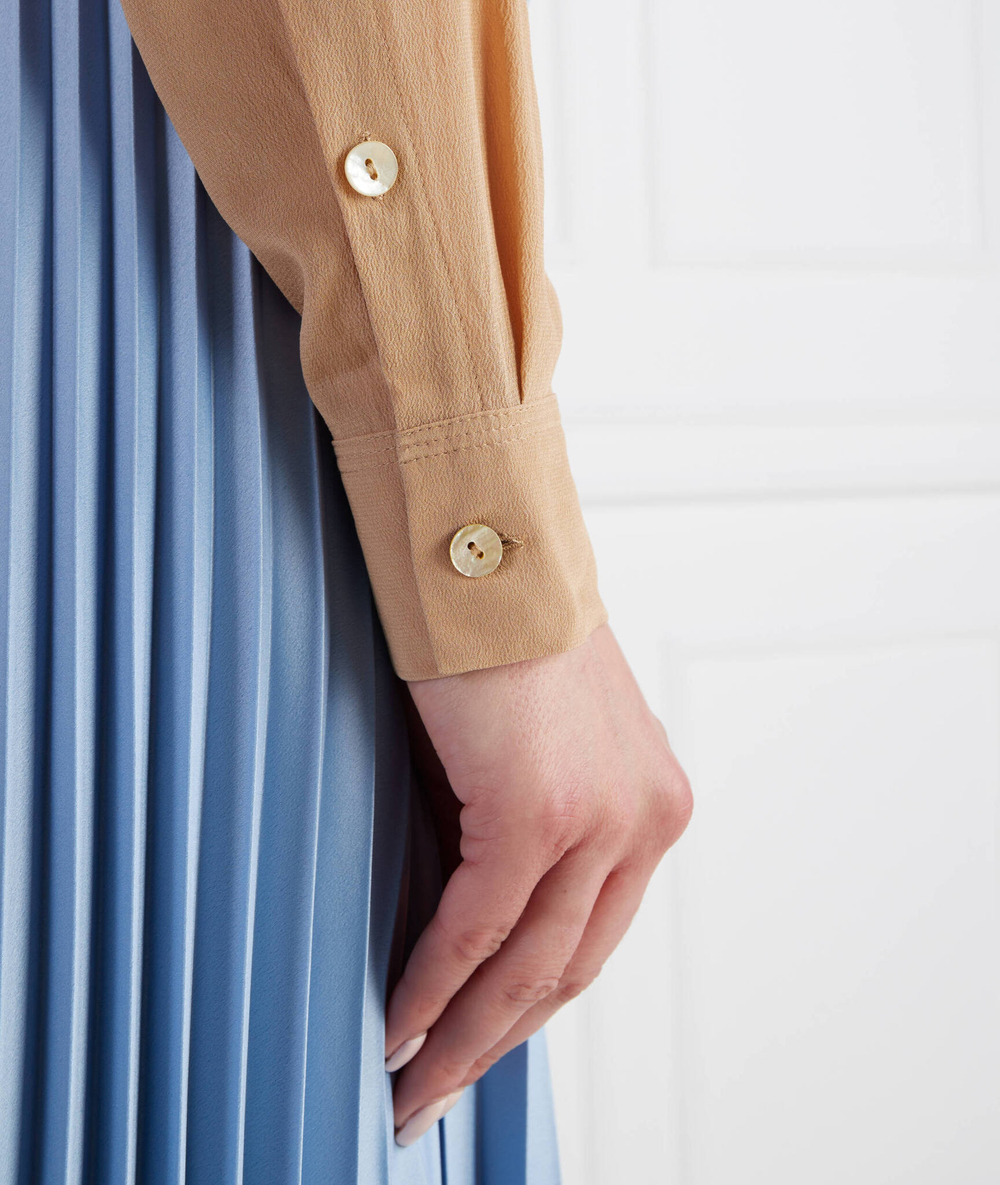 Шелковая рубашка Marella - коричневый(31110235)