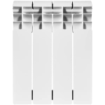 Радиатор биметаллический ROMMER Profi Bm 350 - 4 секции (подключение боковое, цвет белый)
