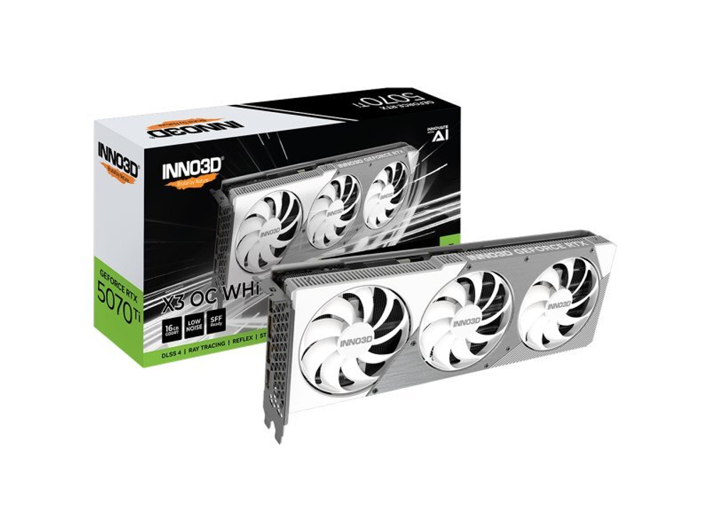 Видеокарта INNO3D Nvidia GeForce RTX 5070 Ti [N507T3-16D7X-176068W]