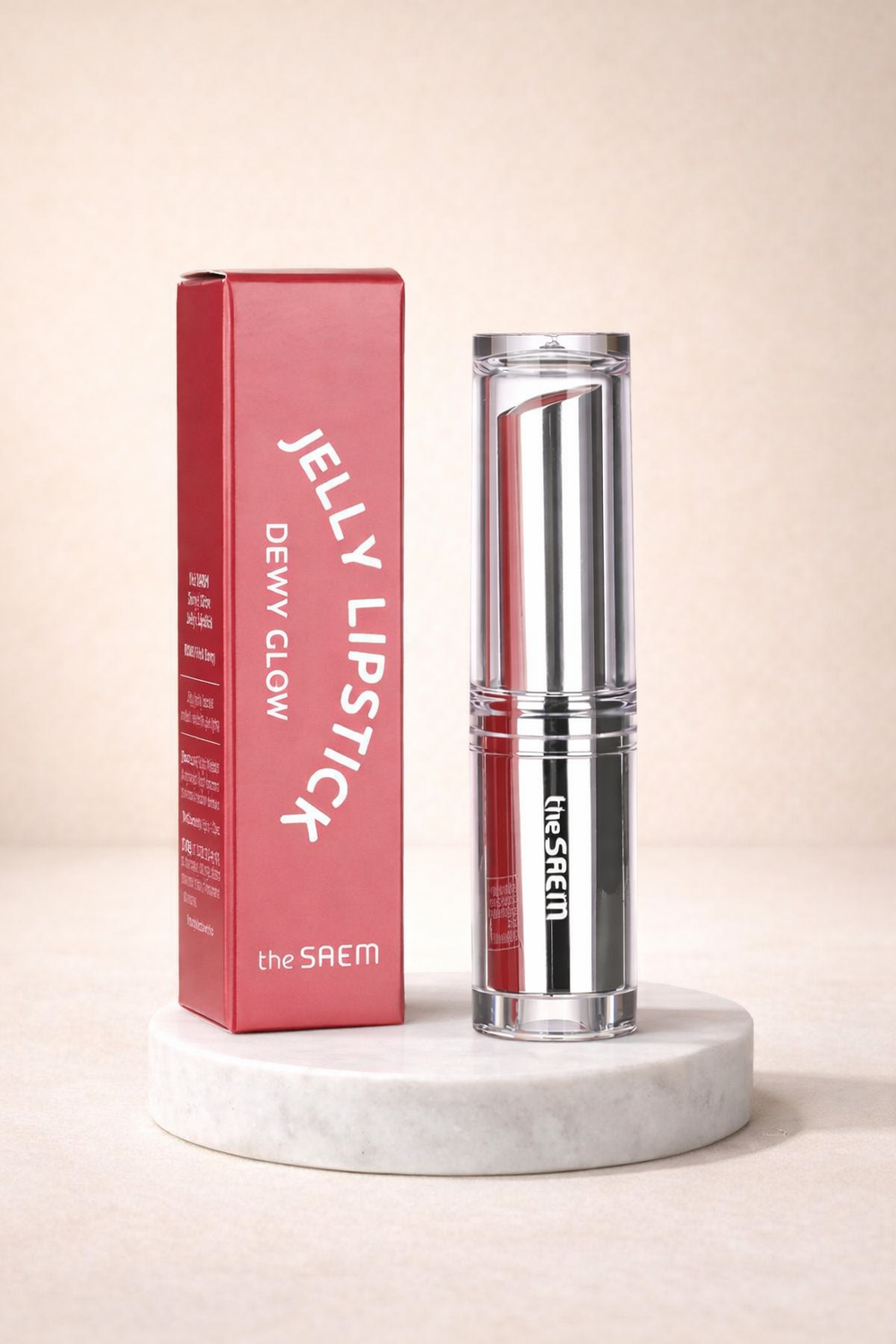 THE SAEM Помада-желе для губ/ Dewy Glow Jelly Lipstick PK01 Cherry Blend, 3.5г