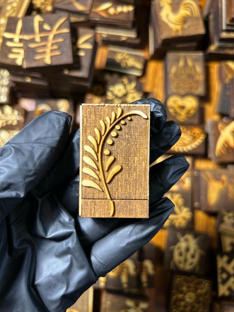 Деревянный штамп 109 (5x3 см) (Уценка!)