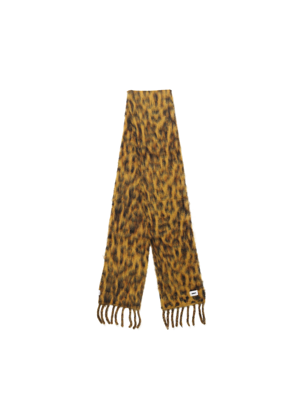 Шарф Вязаный Obey Leopard Scarf