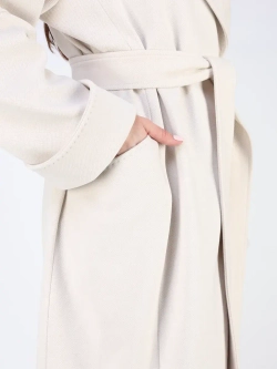 Пальто демисезонное оверсайз с поясом