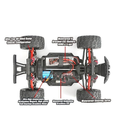 Радиоуправляемый монстр Remo Hobby MMAX Brushless (синий) 4WD 2.4G 1/10 RTR