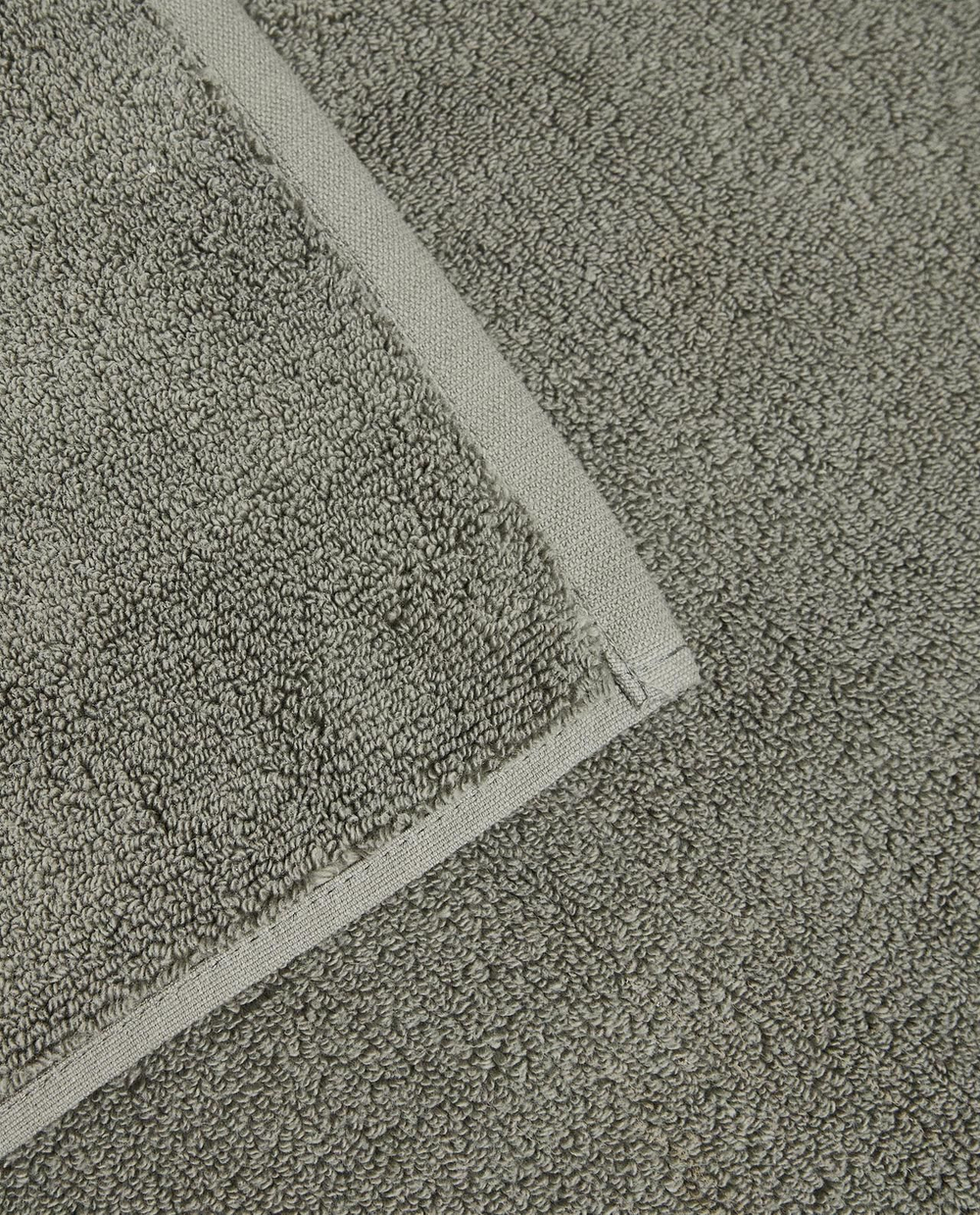 Zara Home - Нескользящий коврик для ванной из мягкой махровой ткани, зеленый, 60x90 см