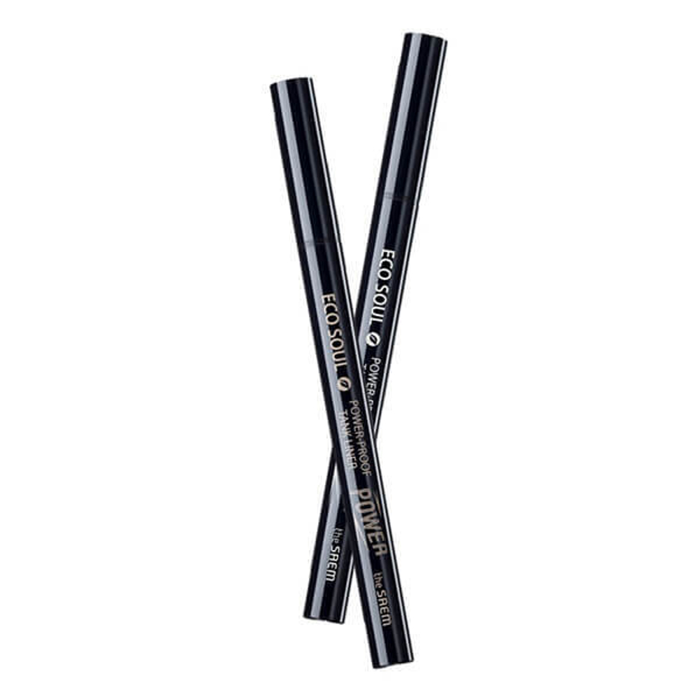 The Saem Eco Soul Power Proof Tank Liner 01 black лайнер-подводка для глаз (тон 01 черный)