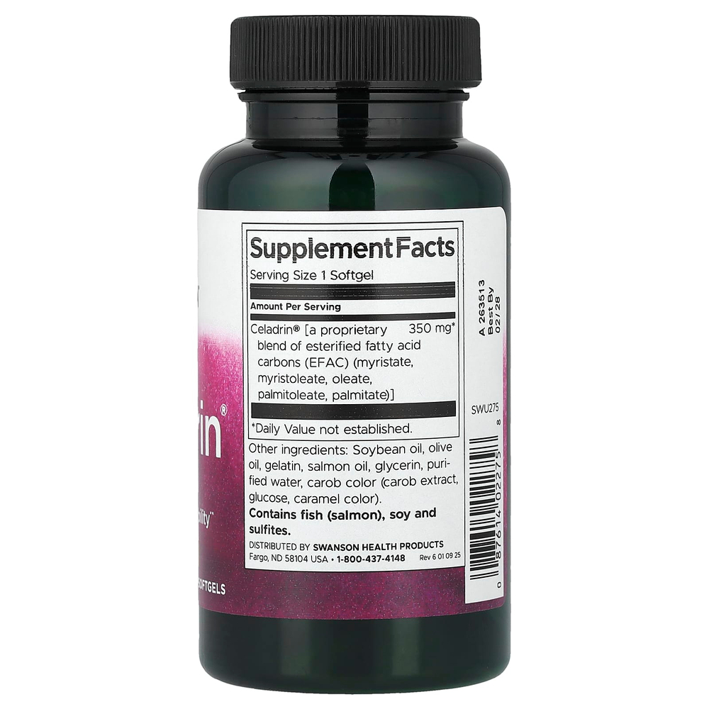 Swanson Vitamins, Celadrin®, 350 мг, 90 капсул