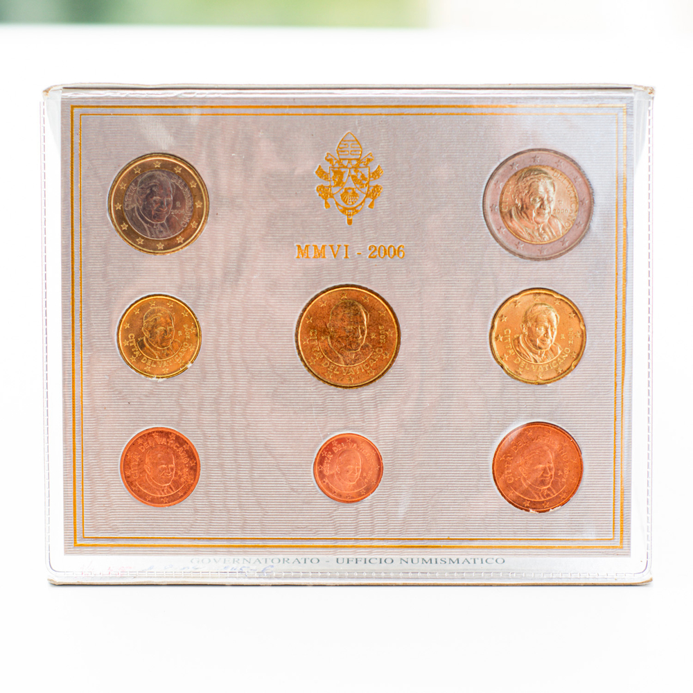 Vatican 2006 BU Set – Official Euro Coin Set