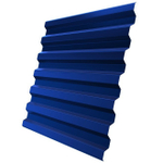 Профнастил С21 Железный Форт Pe 0,35 мм RAL 5005 сигнальный синий