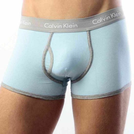 Мужские трусы боксеры Calvin Klein 365 Blue Grey