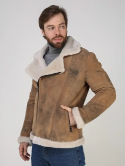 Дубленка зимняя натуральная куртка косуха