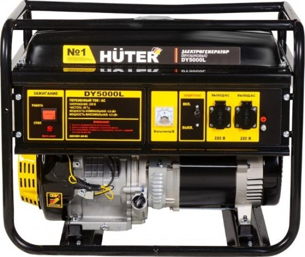 Генератор бензиновый HUTER DY 5000 L 64/1/5