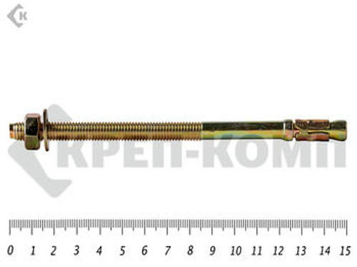 Анкер клиновой, желтый цинк 8х150 (3шт)