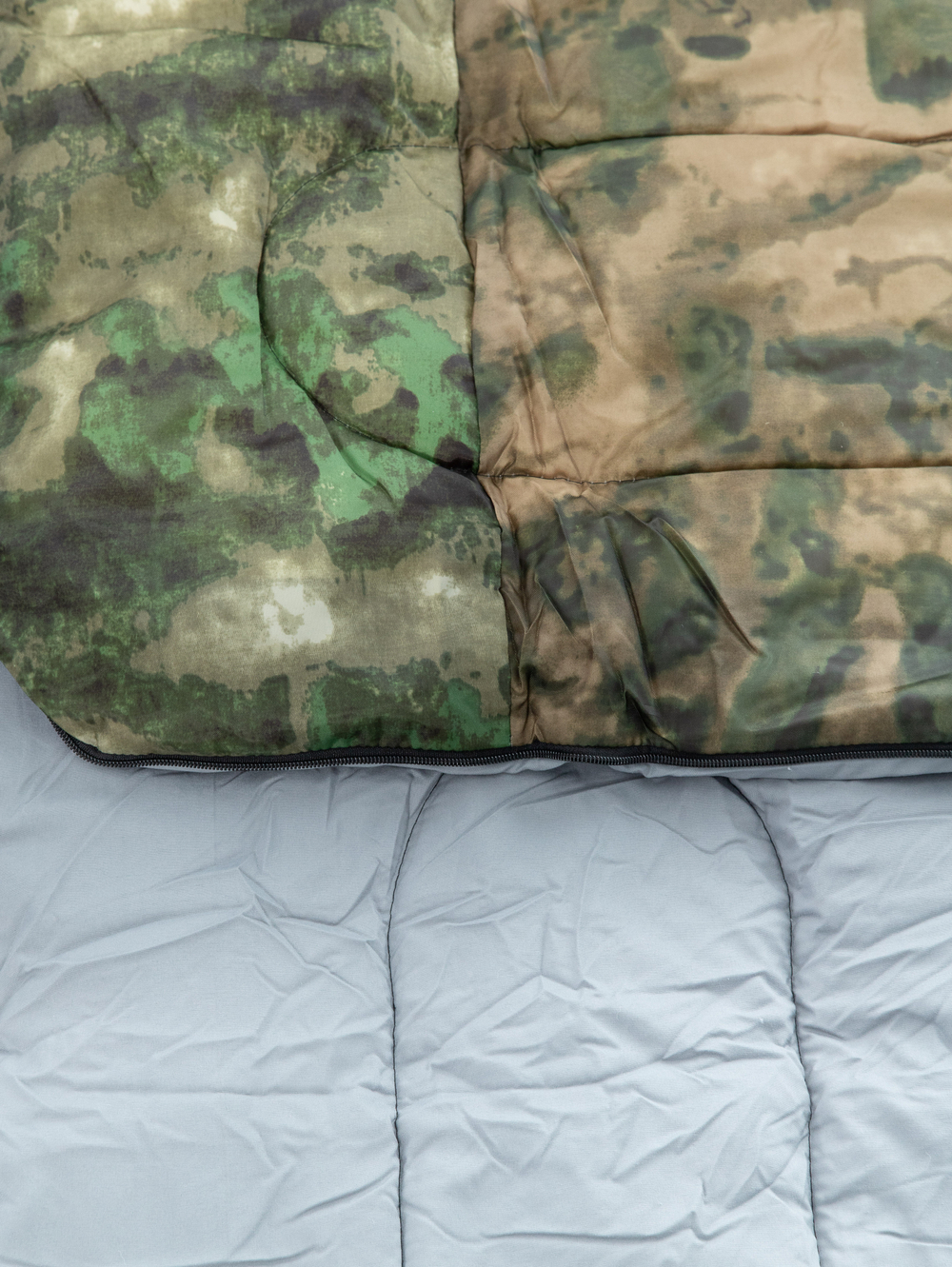 Спальный мешок TRAVELLER camo (КМФ) R-zip от-12(с подголовником 230х90см)INDI