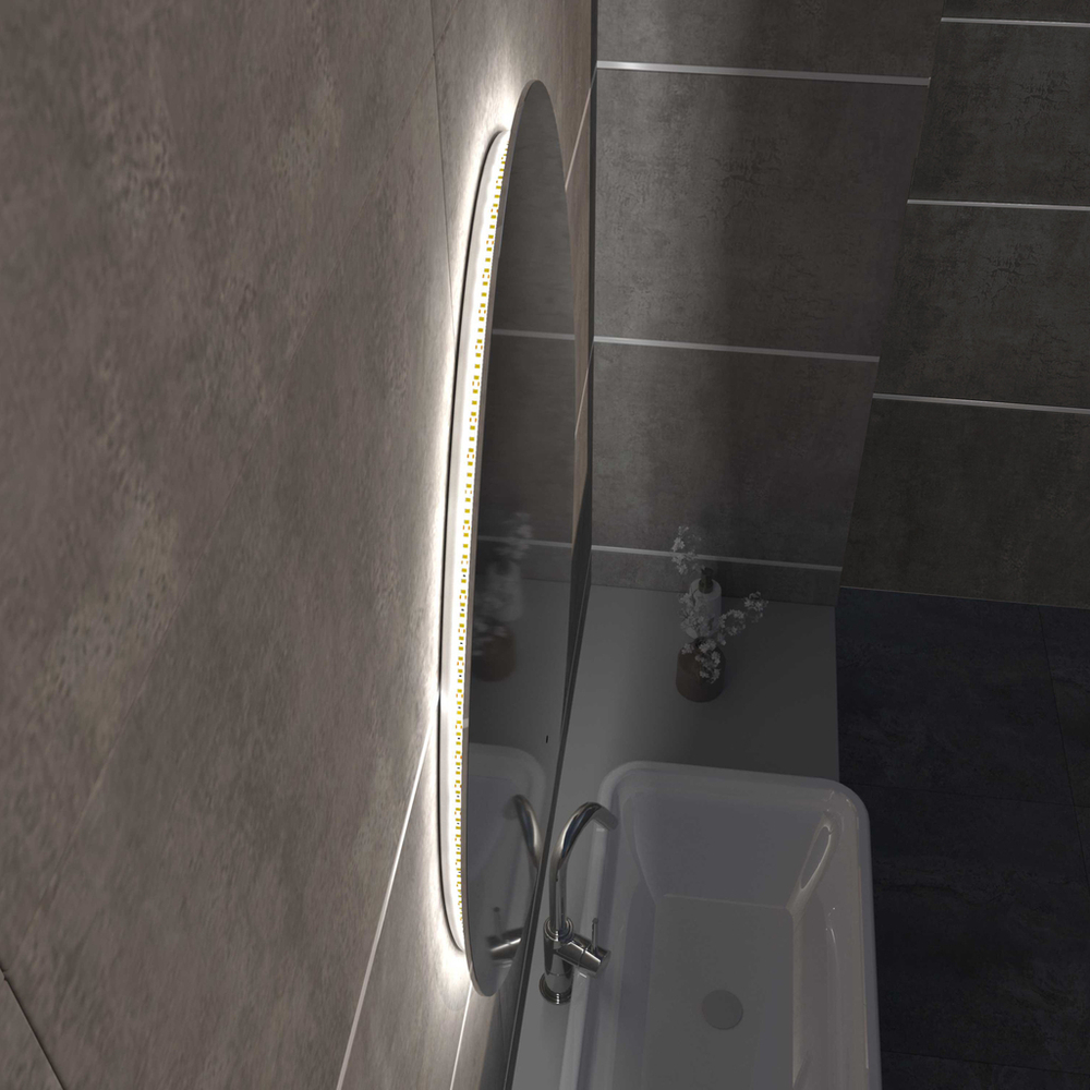 Зеркало MIXLINE "Грейс-ТХ" 700*1000 (ШВ) бесконтактный сенсор,светодиод. подсветка,универсал