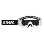 Очки кроссовые SMK TERRAIN, цвет белый, с прозрачной линзой