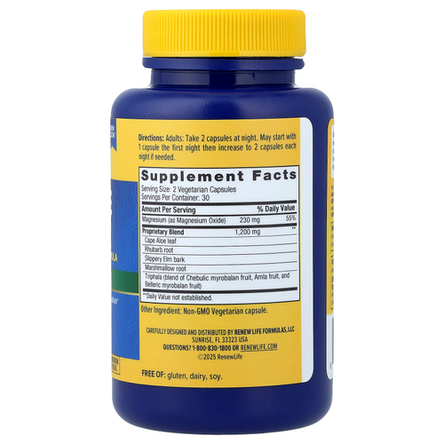 Renew Life, Cleanse More ™, 60 вегетарианских капсул