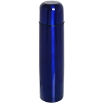 Термос с металлической колбой 1000 мл «Серп и молот» синий