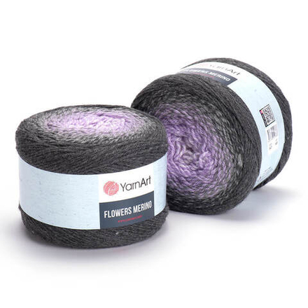 Фловерс Мерино (Flowers Merino) пряжа YarnArt 25%шерсть 75%акрил 1x225г/590м (547)