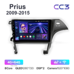 Teyes CC3 10,2"для Toyota Prius  2009-2015 (прав)