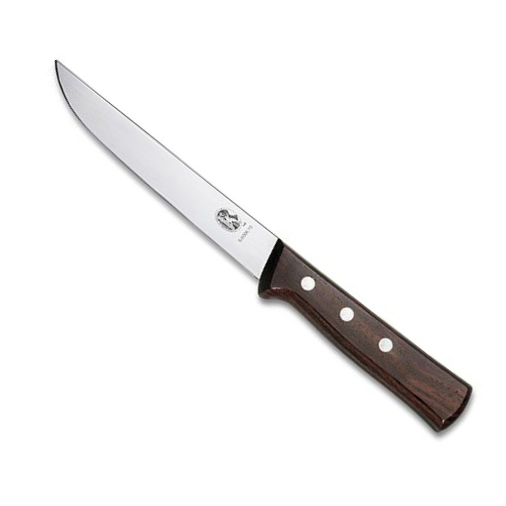 Нож Victorinox разделочный, лезвие 15 см прямое, коричневый