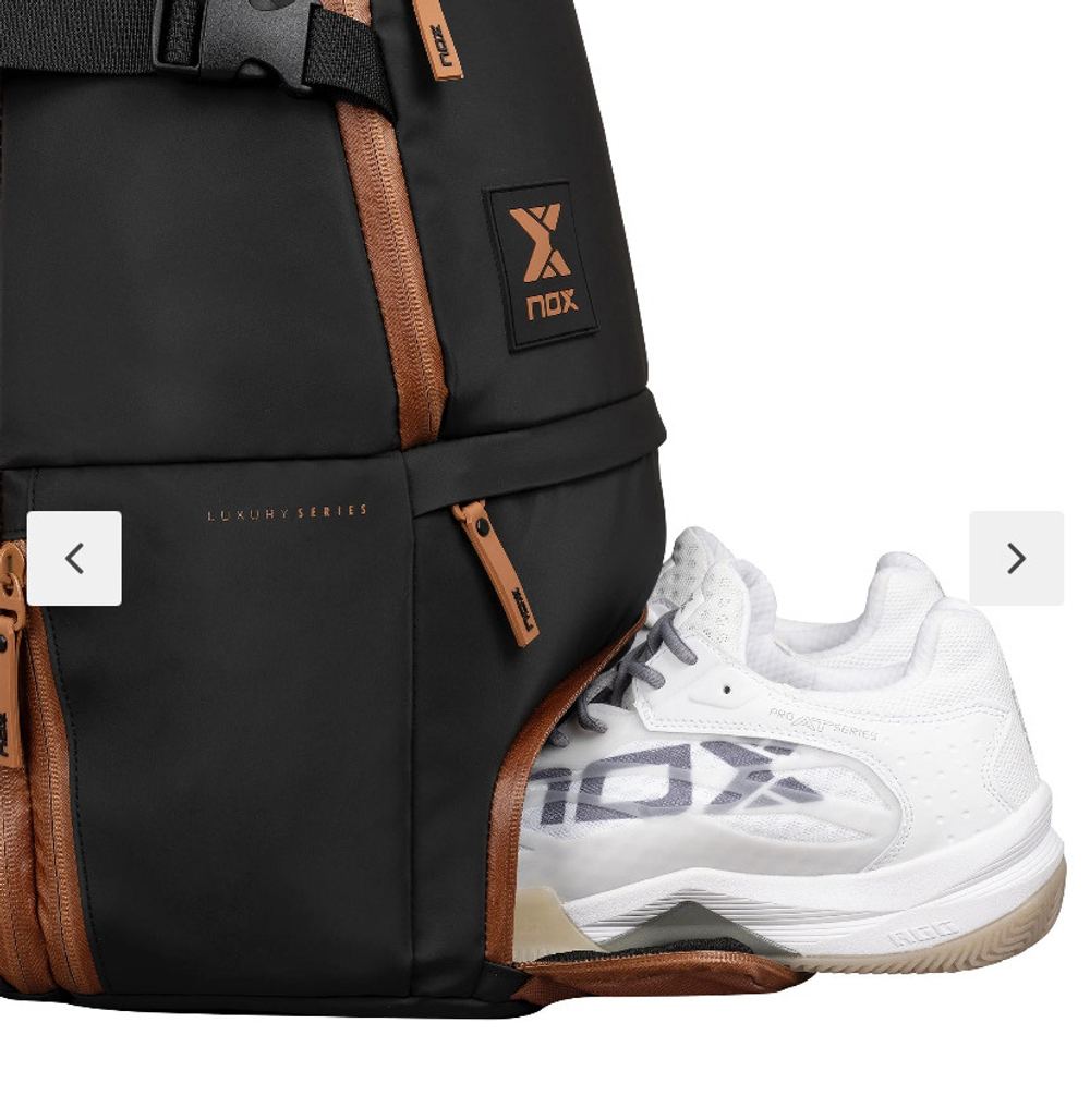 NOX MOCHILA OPEN SERIES BLACK/BROWN