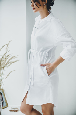 Халат женский м182 сансара белый