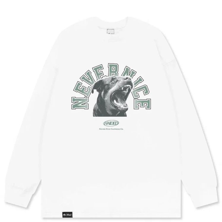 Лонгслив HAIDED ROAR, белый