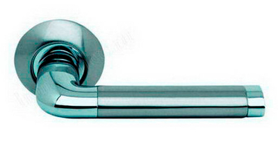 Ручка MORELLI MH-03 SN/CP бел. никель/хром Колонна