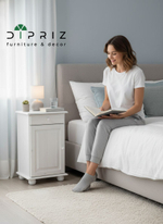 Тумба, 48х39х81, Лена, для кухни и ванной, с ящиком (нижняя часть буфета Лена), белый, Dipriz