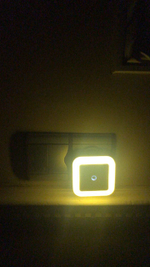 Ночник светодиодный Квадрат с датчиком освещенности