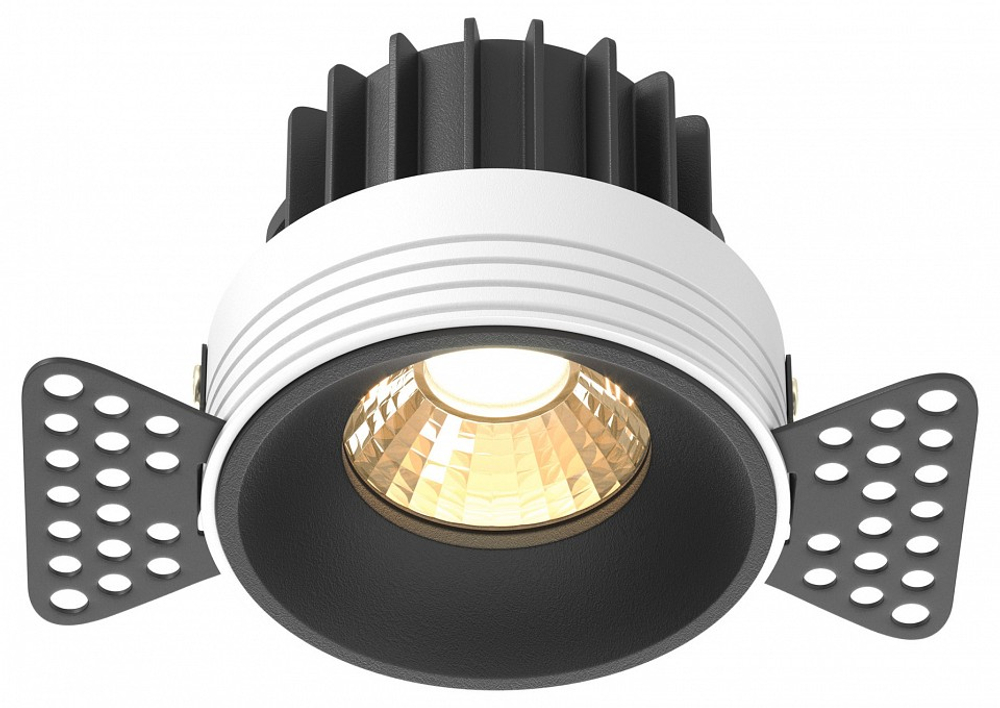 Встраиваемый светильник Maytoni Technical Round DL058-12W2.7K-TRS-B