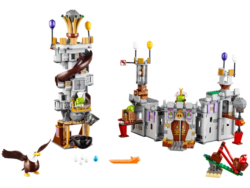 LEGO Angry Birds: Замок Короля свинок 75826 — King Pig's Castle — Лего Энгри Бердз Злые птицы