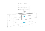 Тумба под раковину AQUATON Мадрид 120 М