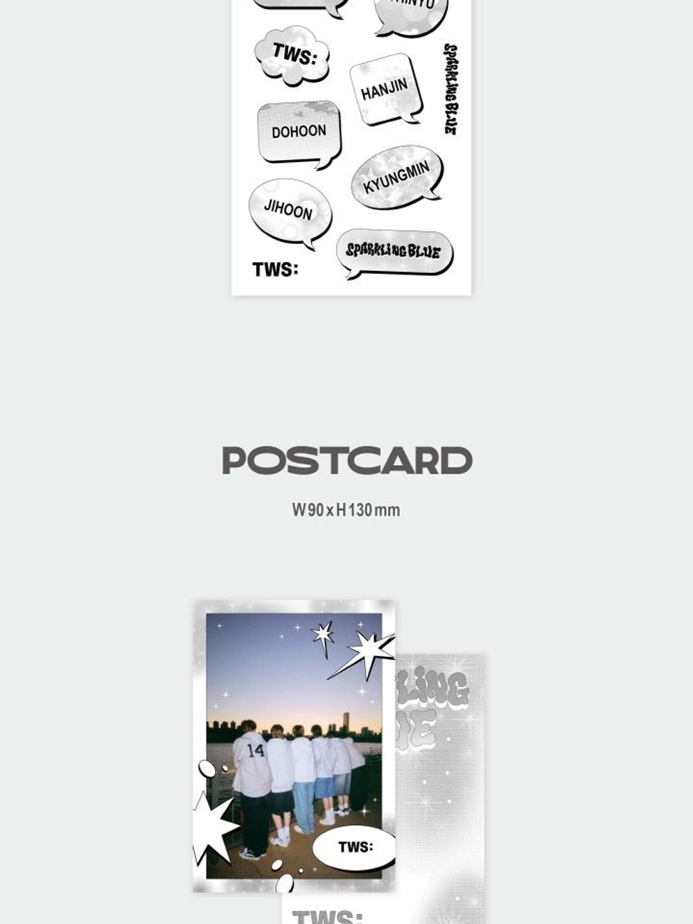 Альбом TWS - SPARKLING BLUE 1st Mini Album WVS ALBUMS Version