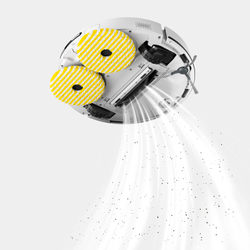 Pобот-пылесос для влажной уборки с дисковыми щетками RVM 4 Комфорт