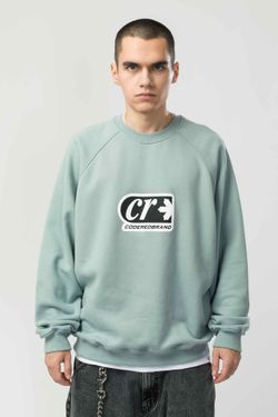 Толстовка крюнек Firm Wide No CR Серо-Голубой Темный