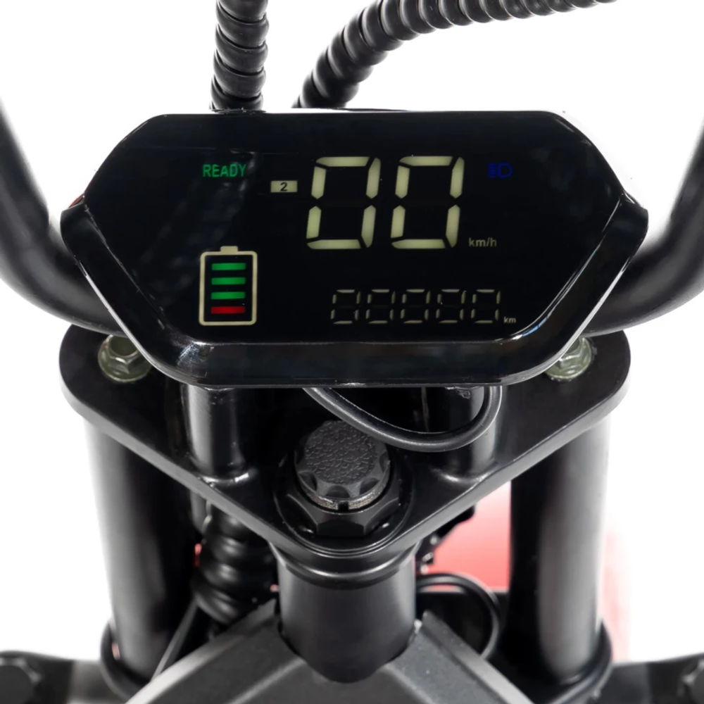 ЭЛЕКТРОСКУТЕР CITYCOCO GT X5 TRIKE 1500W 15AH 48V Красный
